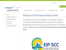 Tablet Screenshot of european-energy-award.org